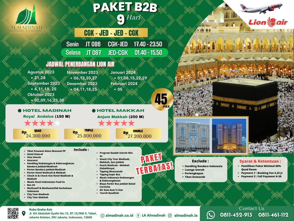 Royal Andalus & Anjum Makkah