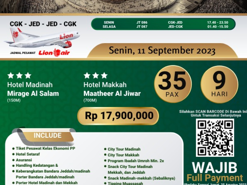 Promo Paket Umrah