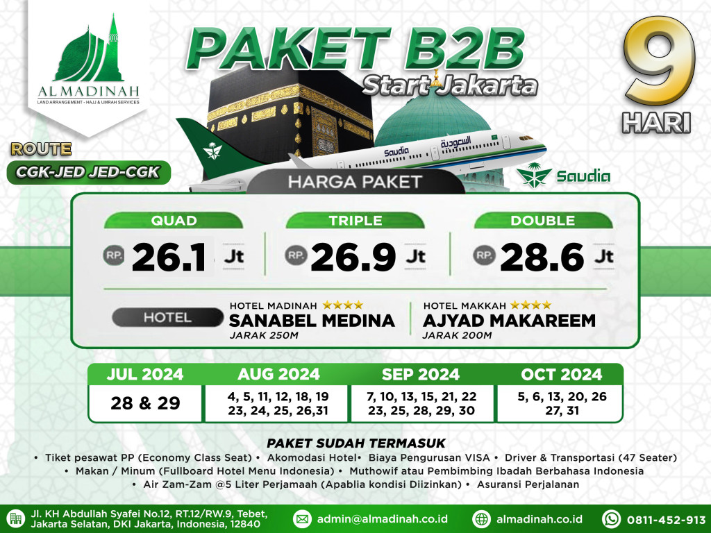 PAKET B2B 9D MAKAREM - SANABEL