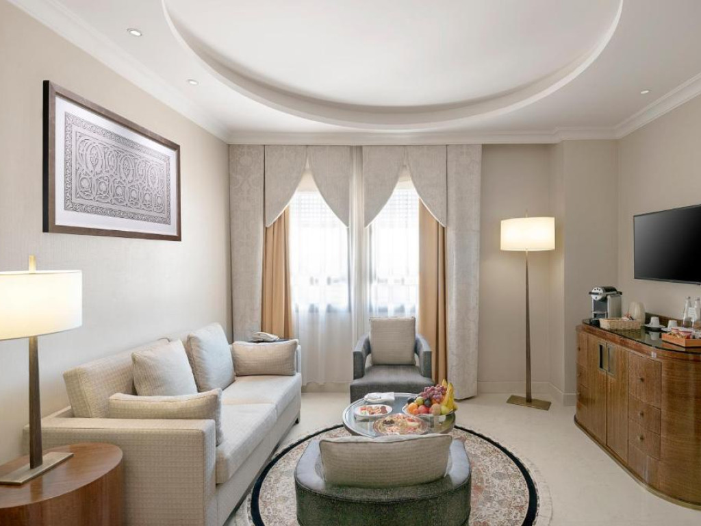 Junior Suites with Jannat Al Baquee View Sitting Room The Oberoi Madina