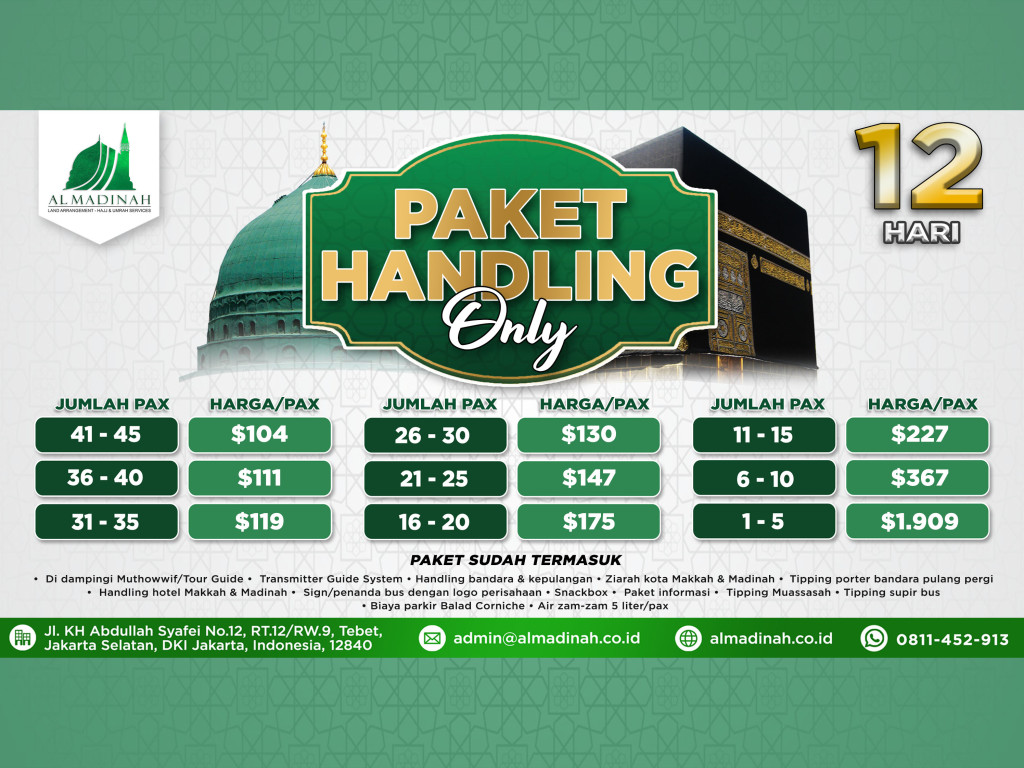 PAKET HANDLING ONLY 12D