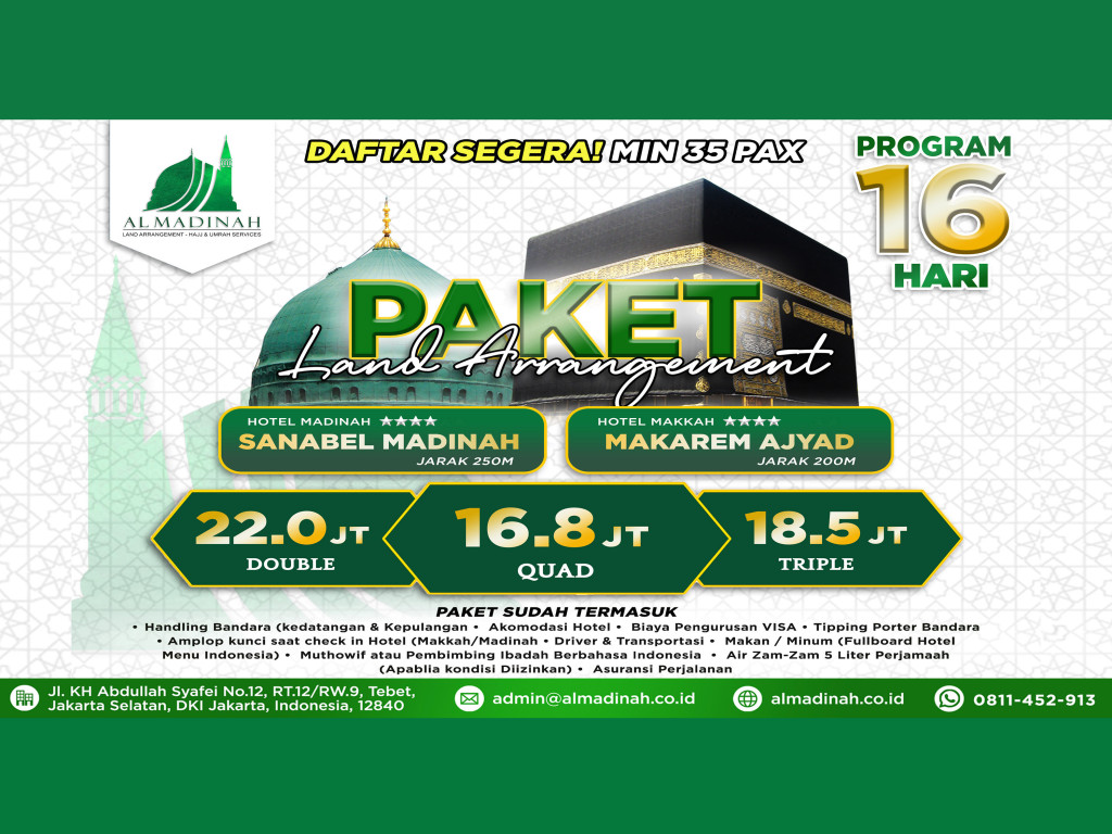 PAKET LA 16D SANABEL - MAKAREM