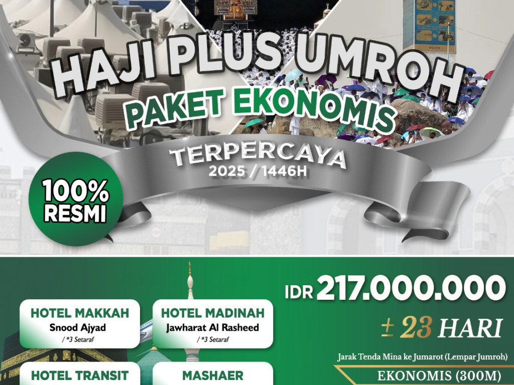 Haji Plus Umroh Paket Ekonomis