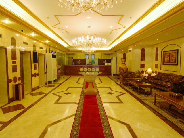 lobby Al Saha Hotel